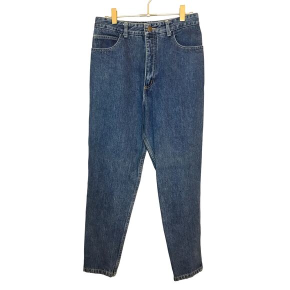 Guess Vintage Medium Wash Jeans 30 High Rise Ankle Zip Y2K Made In USA - Picture 1 of 10